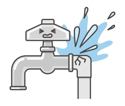 凍結による水道管破損に注意を！